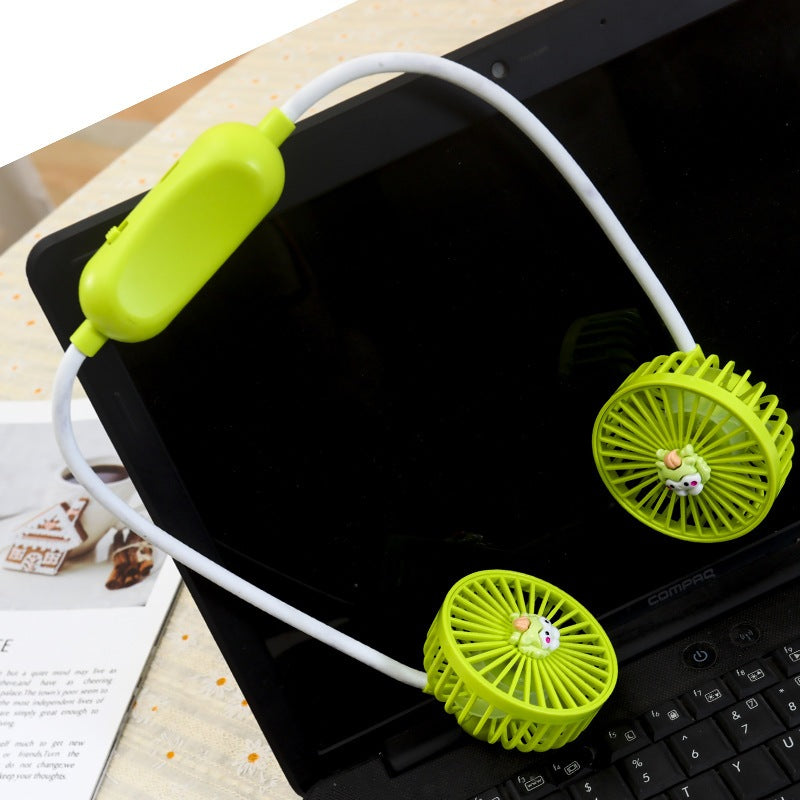READY STOCK‼️ Portable Neck Fan | USB Rechargeable | Bladeless Hands-Free Mini Personal Cooling Fan 便携式挂脖风扇
