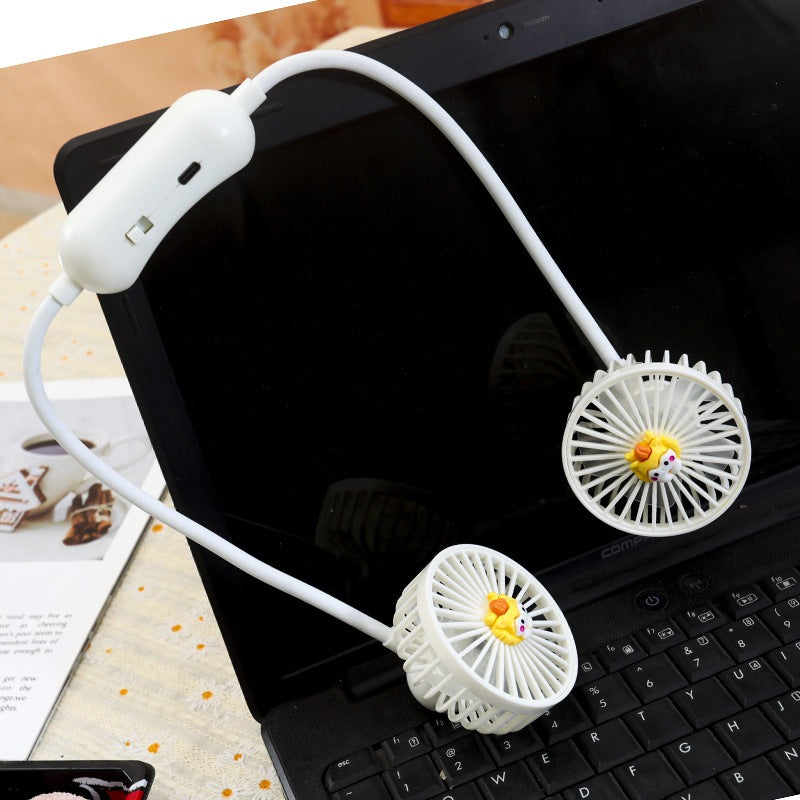 READY STOCK‼️ Portable Neck Fan | USB Rechargeable | Bladeless Hands-Free Mini Personal Cooling Fan 便携式挂脖风扇