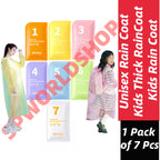 ReadyStock!!!成人儿童一次性雨衣Unisex Rain Coat Kids Thick RainCoat Kids Rain Coat Rainsuit Rainwear Suit Baju Hujan Dewasa Kanak