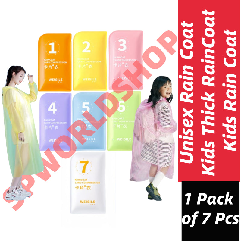 ReadyStock!!!成人儿童一次性雨衣Unisex Rain Coat Kids Thick RainCoat Kids Rain Coat Rainsuit Rainwear Suit Baju Hujan Dewasa Kanak
