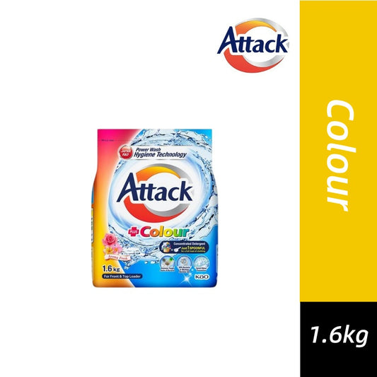 ✅ READY STOCK‼️ Kao Attack Serbuk Pencuci Baju 1.6kg-1.65kg Harum & Bersih Berkesan