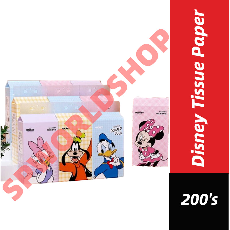 Disney Tissue Paper Towel Paper Kitchen Towel Paper 200’s 大包提挂式抽纸悬挂抽取式迪士尼卫生纸家用擦手纸