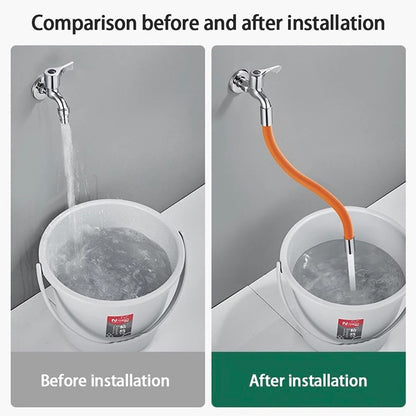 READY STOCK‼️ 360° Rotating Faucet Extension | Flexible Silicone Hose | Splash-Proof Water Tap Connector 旋转水龙头延长器 水龙头接头