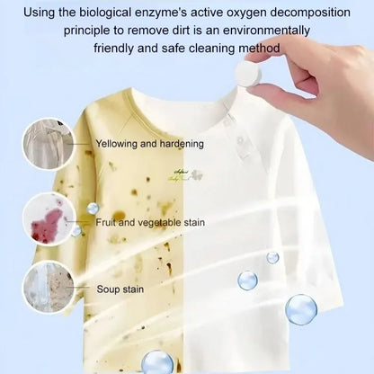 READY STOCK!!! Effervescent Cleaning Tablets | Universal Stain Removal Cube  (10pcs x 5g) 家用泡腾清洁片 | 万能去污块