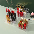 READY STOCK‼️ Lipstick Storage Box | Transparent Lip Gloss & Palette Organizer | Cosmetic Makeup Storage 化妆品收纳盒 口红收纳盒