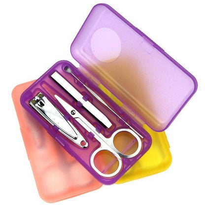 4 in1 Manicure Set Pedicure Kit Nail Clipper Set Cuticle Pusher Manicure Kit