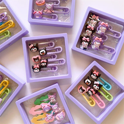 Ins Cute Cartoon Hair Clip Hair Accessory Set-CSW1003