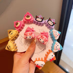 Adorable Cartoon Cat Ear Hair Clips for Kids Set of 2 Cute Hair Accessories for Little Girls-CSW1007