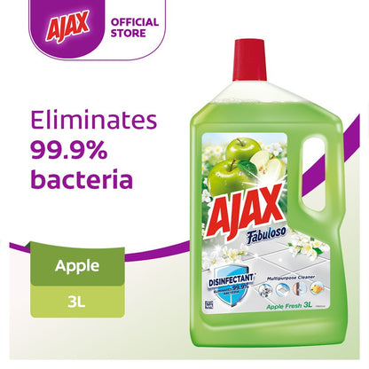 READY STOCK~Ajax Fabuloso Multi Purpose Floor Cleaner 3L Eliminates 99.9% Bacteria Cair untunk Mop Lantai