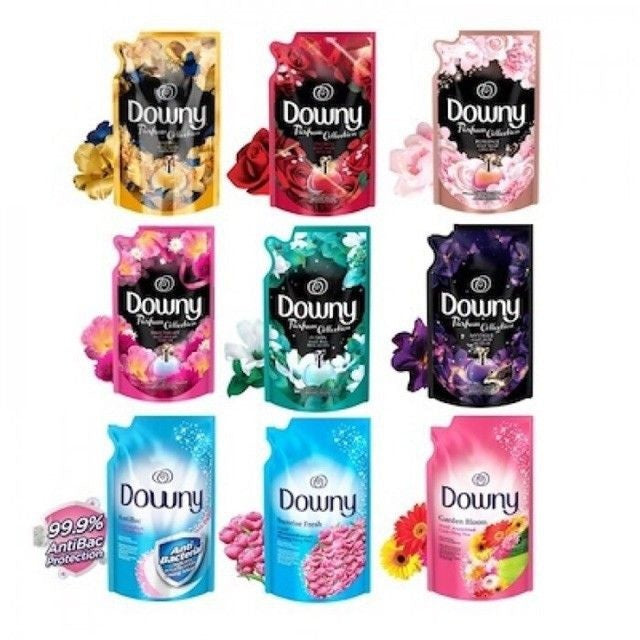 ✅READY STOCK‼️Downy Fabric Softener Refill 1.35L/1.4L/1.5L (1 Box = 9 Packs) | Pewangi Pakaian Tahan Lama Lembut & Segar