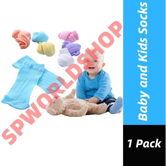 READY STOCK‼️ Baby & Kids Socks (1-6 Years) | Candy Color Socks | Soft & Comfortable | 儿童袜子 (1-6岁)