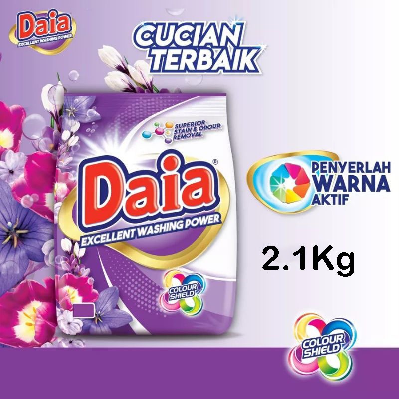 Daia® Powder Detergent (2.1kg/2.2kg/2.3kg)