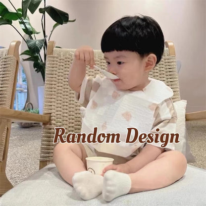 (READYSTOCK) 10PCS/50PCS Individual Packing Disposable Baby Bib Travel Waterproof Bib 一次性婴儿围兜