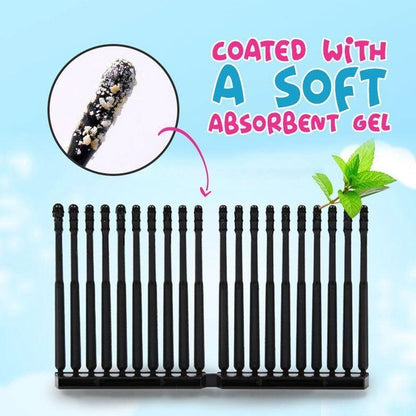(READYSTOCK) 20pcs Disposable Sticky Ear Swabs Pick Spiral Tips  Removal Ear Nose  Stick Sticky Ear Pick Stick 自带黏性挖耳棒