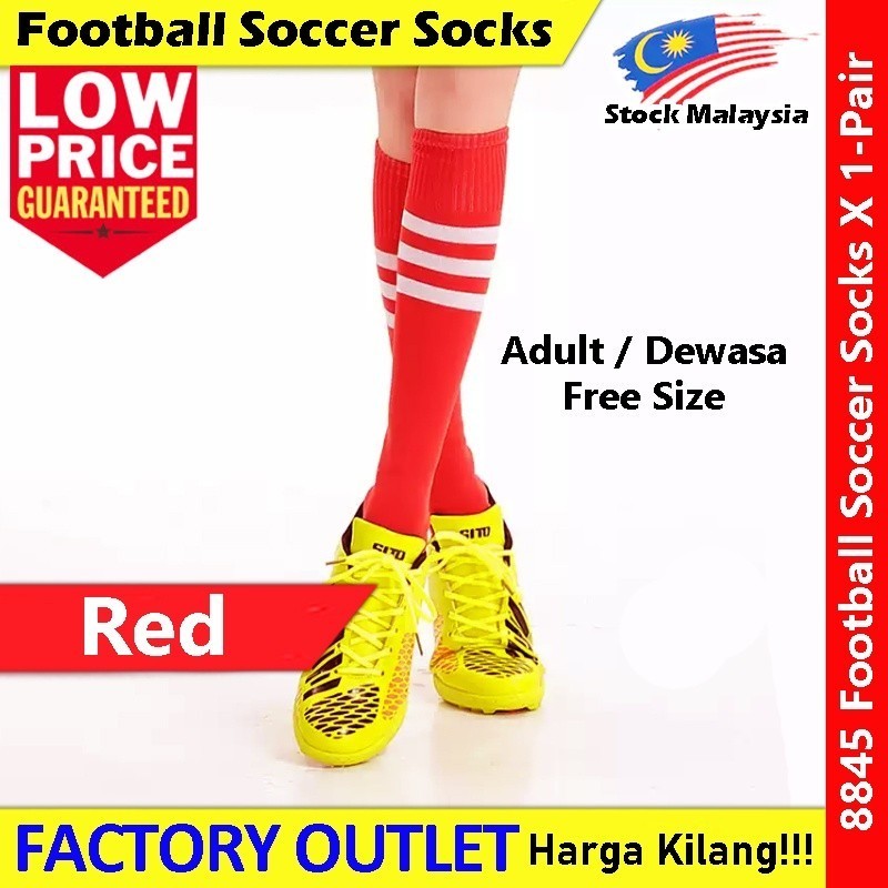 READY STOCK!!! Football Socks Soccer Socks Stoking Bola Sepak Panjang 长足球袜子 8845