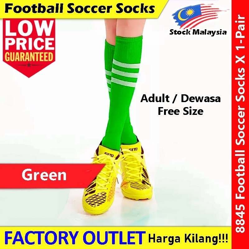 READY STOCK!!! Football Socks Soccer Socks Stoking Bola Sepak Panjang 长足球袜子 8845