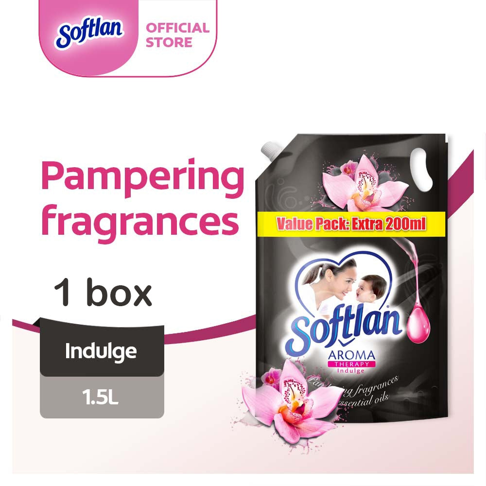 READY STOCK!!!SOFTLAN FABRIC SOFTENER 1.5L/1.6L REFILL Value Pack 1 Box 8 Pack