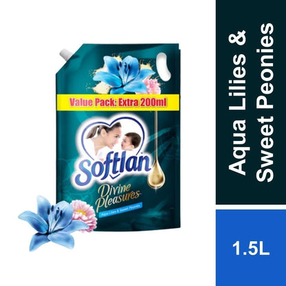 READY STOCK!!!SOFTLAN FABRIC SOFTENER 1500ML/1600ML REFILL Value Pack