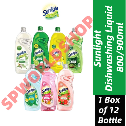 READY STOCK!!! Sunlight Dishwashing Liquid 800/900ml - 7 Variants 1 Box of 12 Bottle