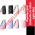 READY STOCK‼️ Payung Lipat UV Mini 5-Lipat Ultra-Light Vinyl Sunblock Kalis Hujan Rust-Proof Umbrella 雨伞