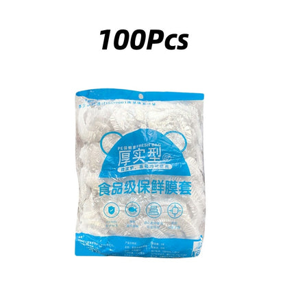 READY STOCK!!! 一次性PE食品级保鲜罩,轻松保鲜食物 Disposable PE Food Grade Food Cover, Easily Preserve Leftovers