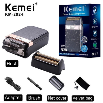 (READYSTOCK) KEMEI KM-2024 Professional Electric Hair Clipper/ Men Rechargeable Cordless Clipper Shaver KEMEI KM-2024