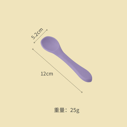 Silicone Baby Plate Bowl Set Spoon Bear BPA free Kids suction feeding Pingan Mangkuk sudu bayi