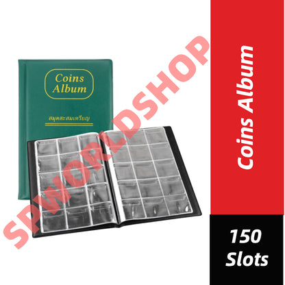 Coins Album 150 Slots Pockets | coins album | Album Syiling|  Large Size Album