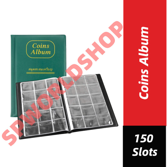 Coins Album 150 Slots Pockets | coins album | Album Syiling|  Large Size Album