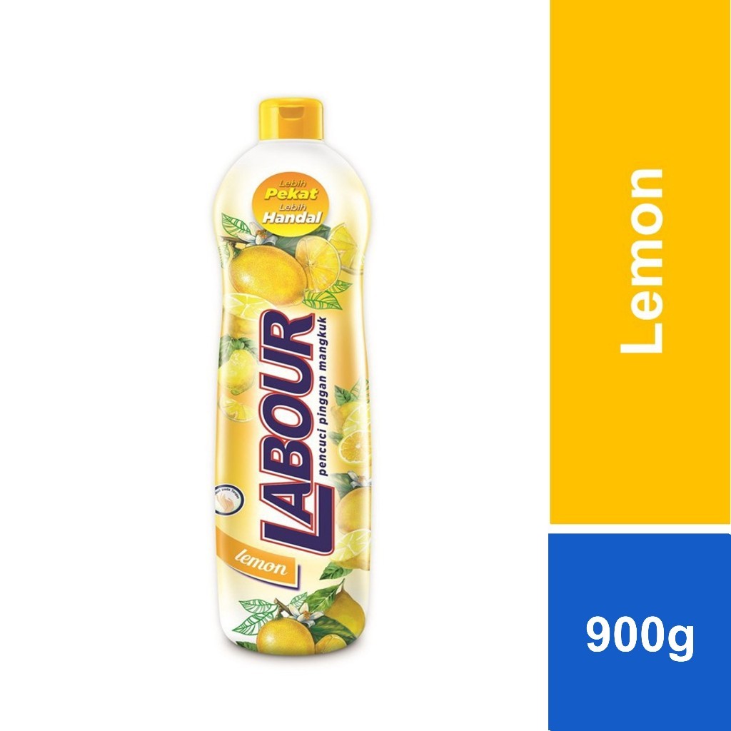LABOUR Dishwashing Liquid 900ml (Lime/Lemon/Apple/Orange/Aroma Tea/Citrus Splash)