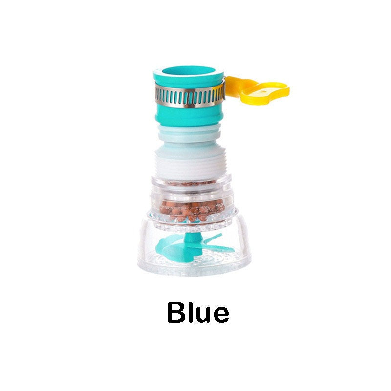 360 Rotate Water Tap Extender Filtering Shower Head Kitchen Anti Splash Nozzle Drainer Filter Purifier 过滤伸长水喉