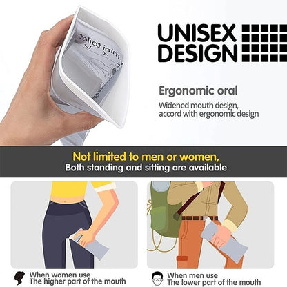 READY STOCK!!! Emergency Toilet Urine Bag Outdoor Car Mini Toilet 700ml 应急厕所尿袋 户外车载迷你厕所