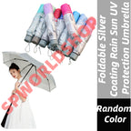 READY STOCK‼️ Foldable UV Protection Umbrella Silver Coating Anti-Rain Sun Kalis Hujan Matahari #3001 自动雨伞