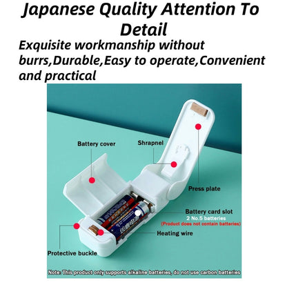 READY STOCK!!! Magic Mini Heat Sealing Machine | Portable Impulse Sealer for Plastic Bag Packing 迷你热封机 |封口机