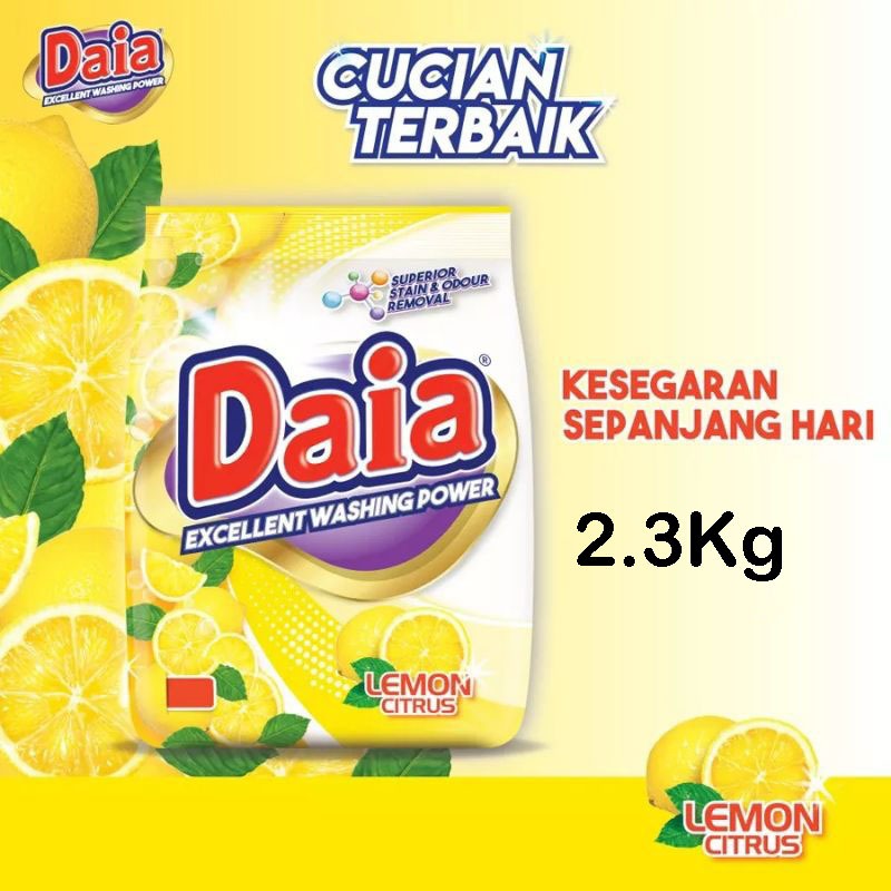 Daia® Powder Detergent (2.1kg/2.2kg/2.3kg)
