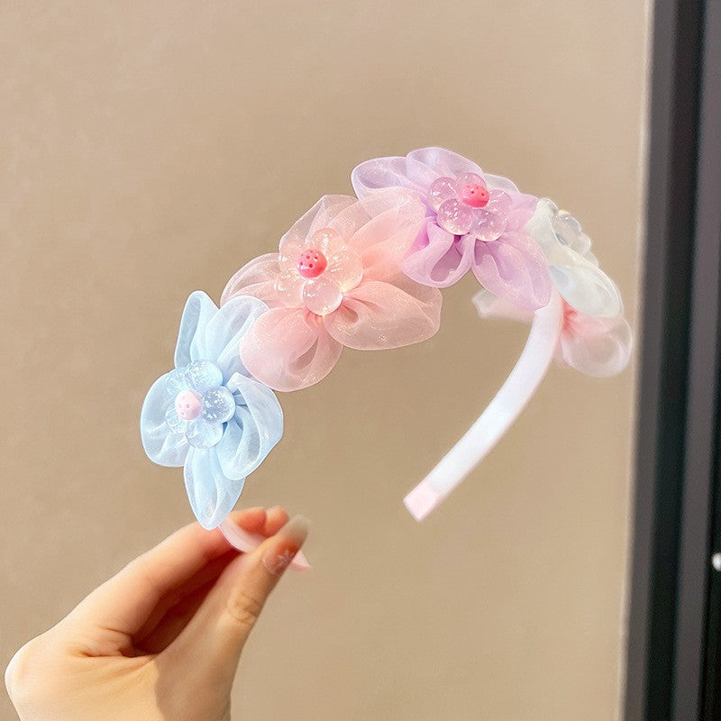 Cute Cartoon Headband Little Girl High-end Mesh Headband-CSW1009