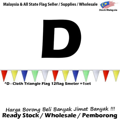Malaysia Flag Line Banner Malaysia All State Flag Line Malaysia Triangle Flag Straight Flag Line