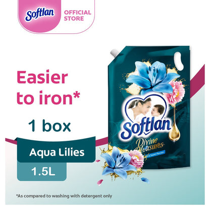 READY STOCK!!!SOFTLAN FABRIC SOFTENER 1.5L/1.6L REFILL Value Pack 1 Box 8 Pack