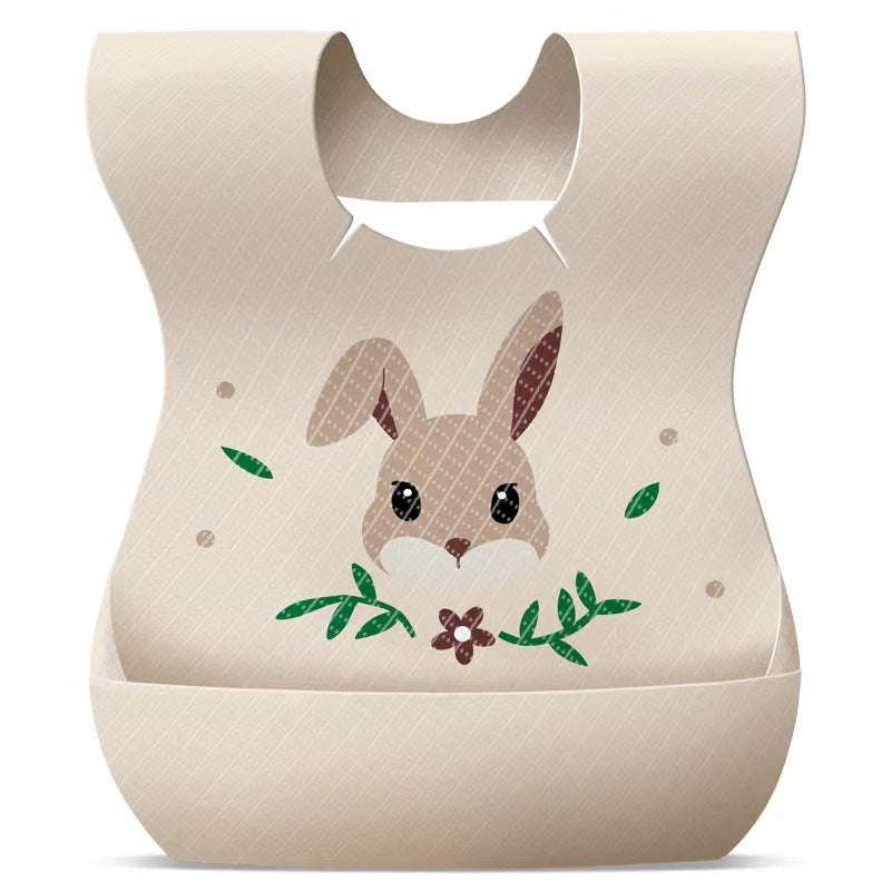 (READYSTOCK) 10PCS/50PCS Individual Packing Disposable Baby Bib Travel Waterproof Bib 一次性婴儿围兜