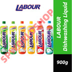 LABOUR Dishwashing Liquid 900ml (Lime/Lemon/Apple/Orange/Aroma Tea/Citrus Splash)