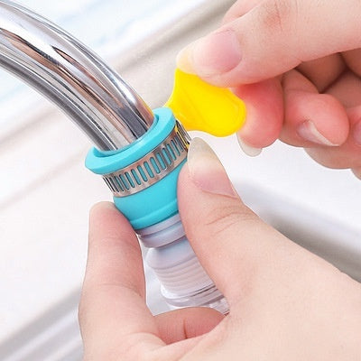 360 Rotate Water Tap Extender Filtering Shower Head Kitchen Anti Splash Nozzle Drainer Filter Purifier 过滤伸长水喉