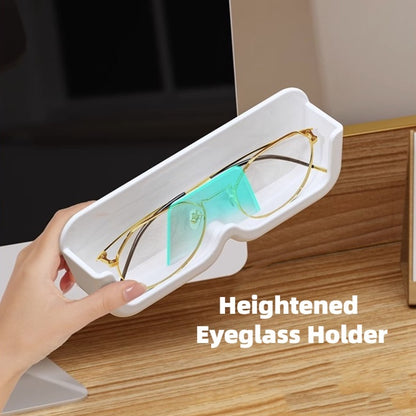 Wall-Mounted Punch-Free Glasses Storage Box | Sunglasses Display Rack | Decorative Eyewear Organizer Shelf 免打孔壁挂式眼镜收纳盒