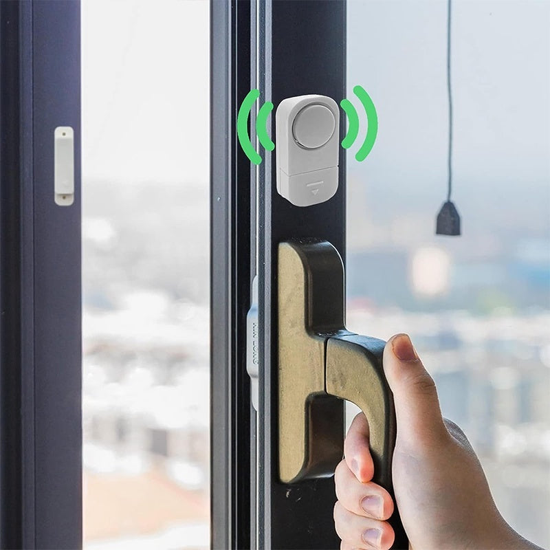 READY STOCK‼️ Wireless Door Window Alarm Magnetic Sensor Home Security Sistem Keselamatan Rumah  防盗报警器