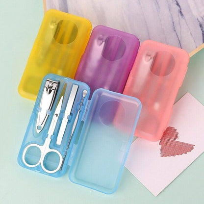 4 in1 Manicure Set Pedicure Kit Nail Clipper Set Cuticle Pusher Manicure Kit