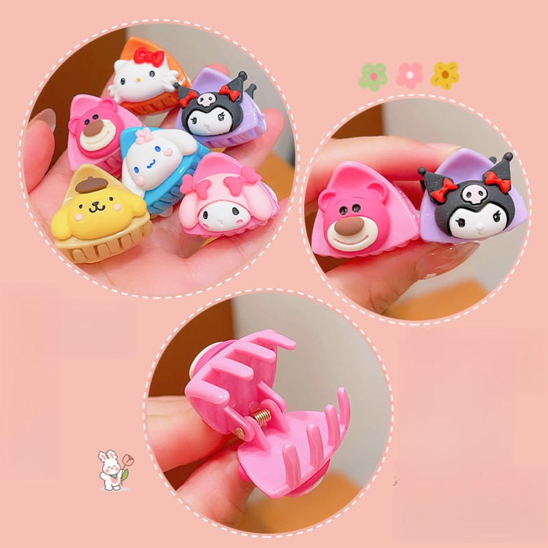 Adorable Cartoon Cat Ear Hair Clips for Kids Set of 2 Cute Hair Accessories for Little Girls-CSW1007