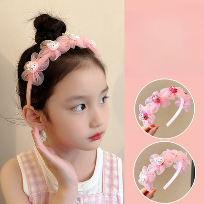 Cute Cartoon Headband Little Girl High-end Mesh Headband-CSW1009