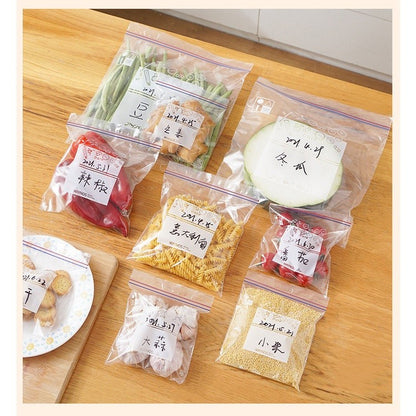 READY STOCK!!! Fresh-Keeping Sealed bag Self-sealing Household Plastic Bag Simpan Segar 密封袋保鲜食品包装袋自封塑封袋加厚
