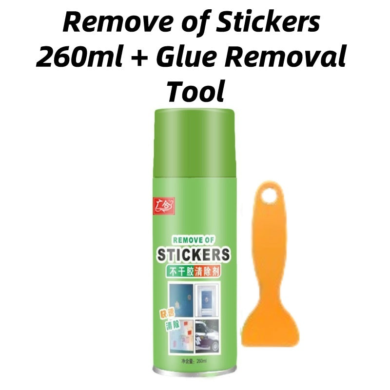 Sticker Remover Spray 450ml/260ml Remove Sticker Spray Youbo Menghilangkan Bekas Gam Tanpa Mencalarkan Spray 除胶剂