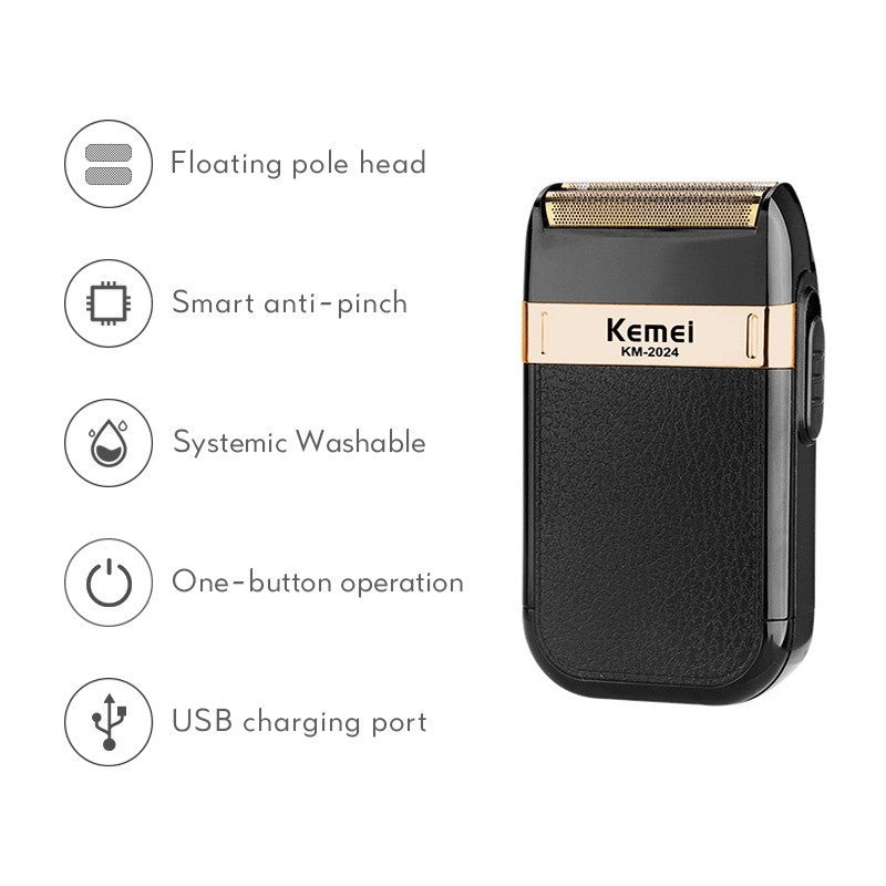 (READYSTOCK) KEMEI KM-2024 Professional Electric Hair Clipper/ Men Rechargeable Cordless Clipper Shaver KEMEI KM-2024