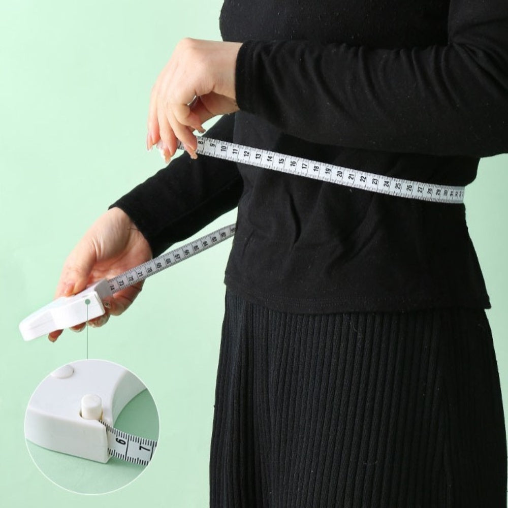 READY STOCK‼️ Body Measuring Tape | Retractable & Accurate | Fitness Waist Chest Leg Measurement 便携式卷尺健身腰围胸围 腿围测量
